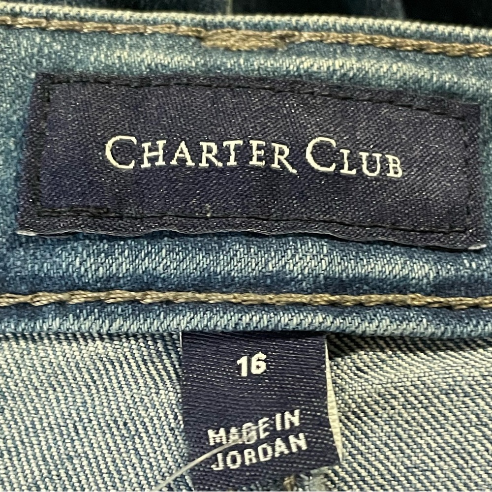 Charter Club Blue Denim Pants - Picture 5 of 5
